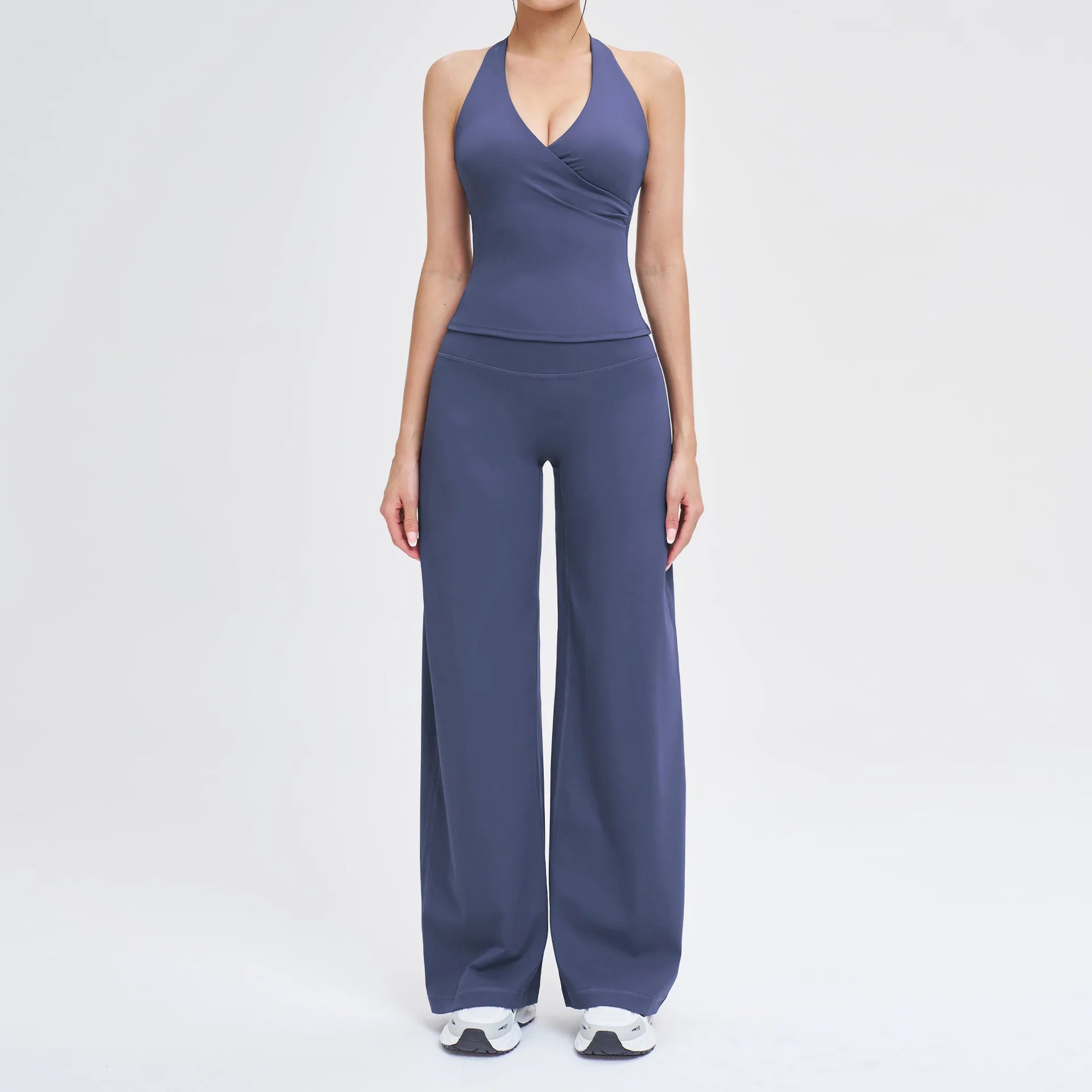 2PCS Yoga Set Women Tracksuit Athletic Wear Gym Clothing Fitness Outfits Workout Set Sportswear High Waist Leggings Sports Suits