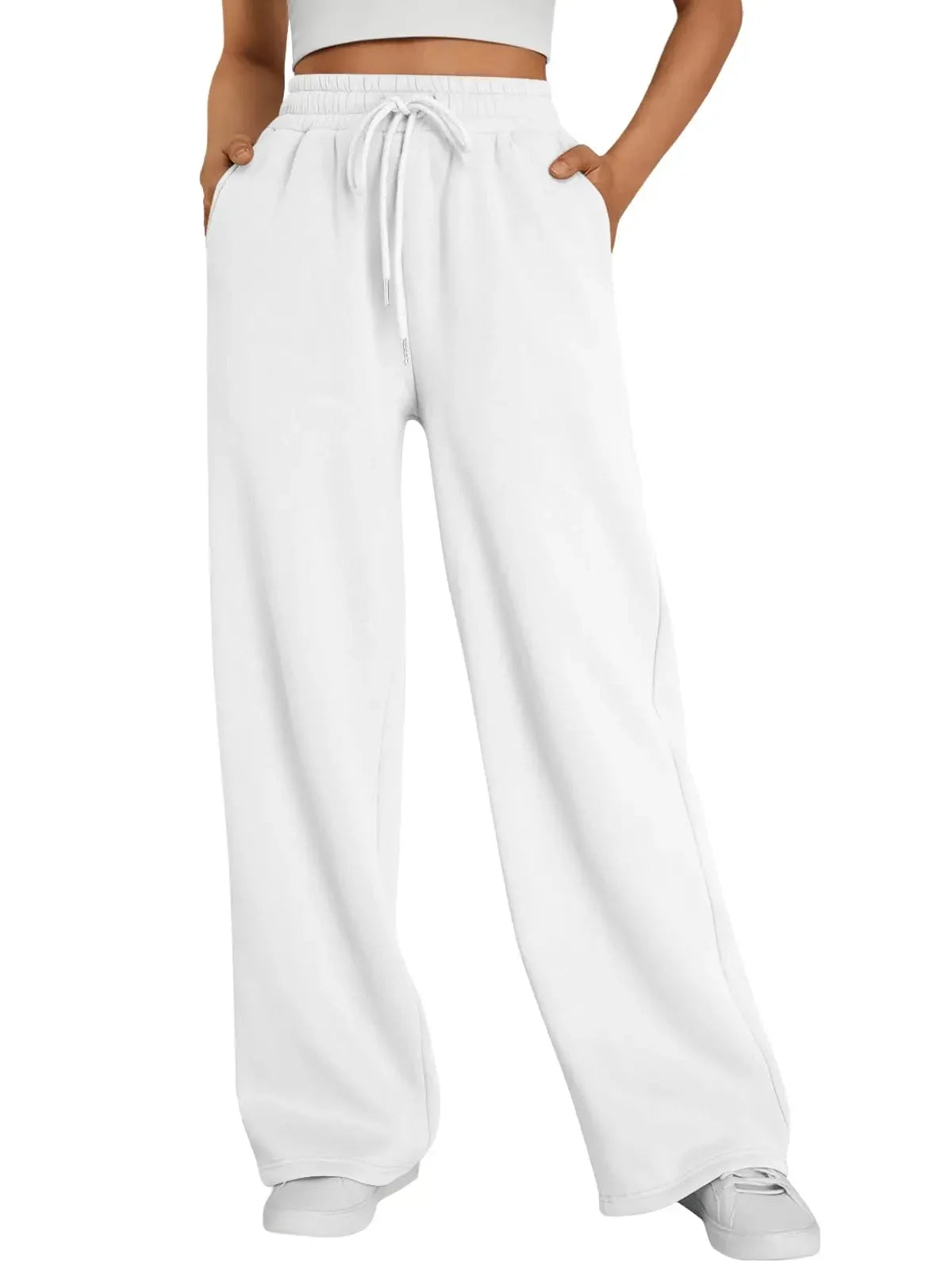 Straight Wide Leg Loose Pant Women Fahsion 2026 Spring Summer New Baggy Sweatpants High Waist Csual Street Pants Chic Trousers