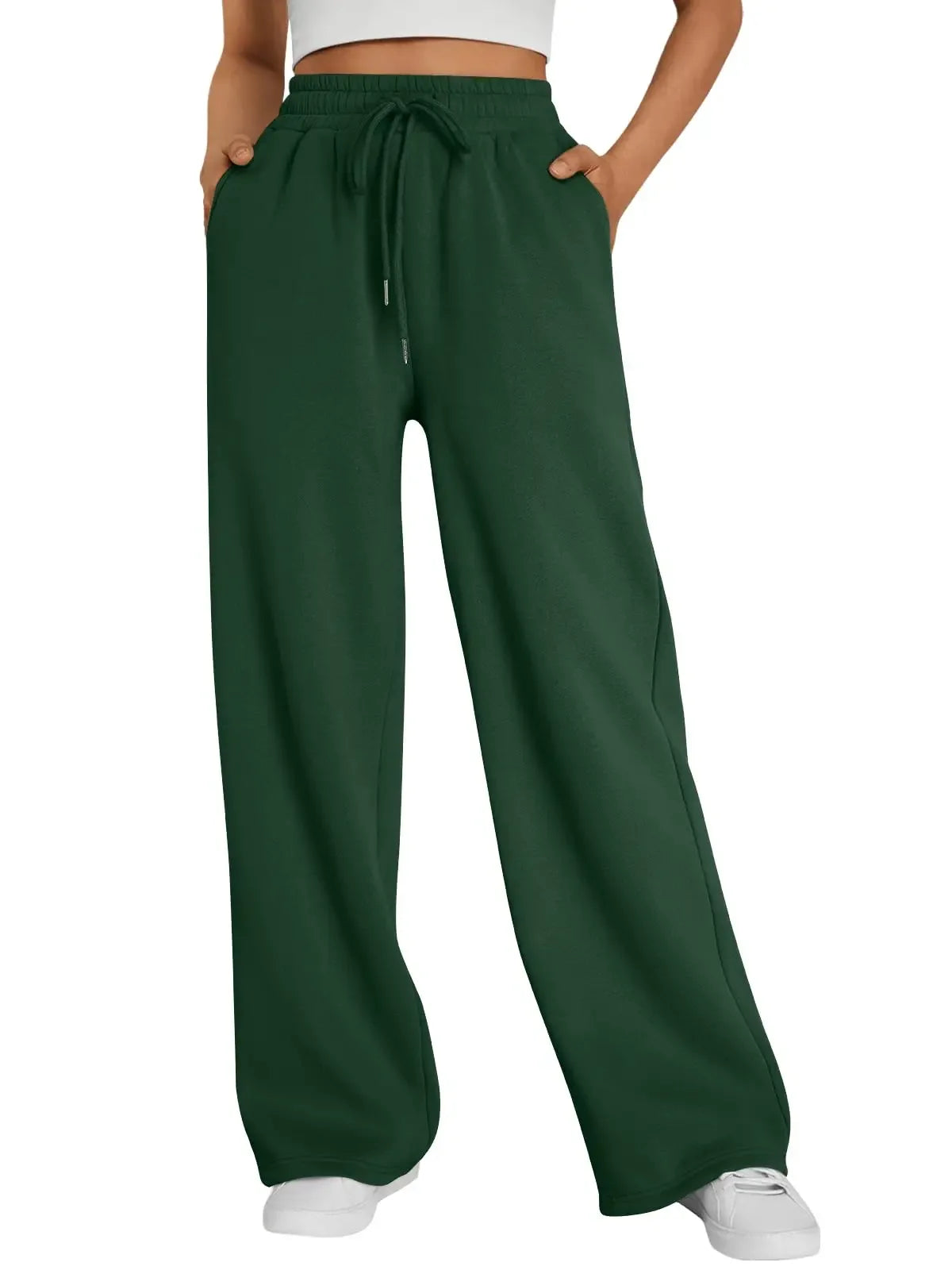 Straight Wide Leg Loose Pant Women Fahsion 2026 Spring Summer New Baggy Sweatpants High Waist Csual Street Pants Chic Trousers