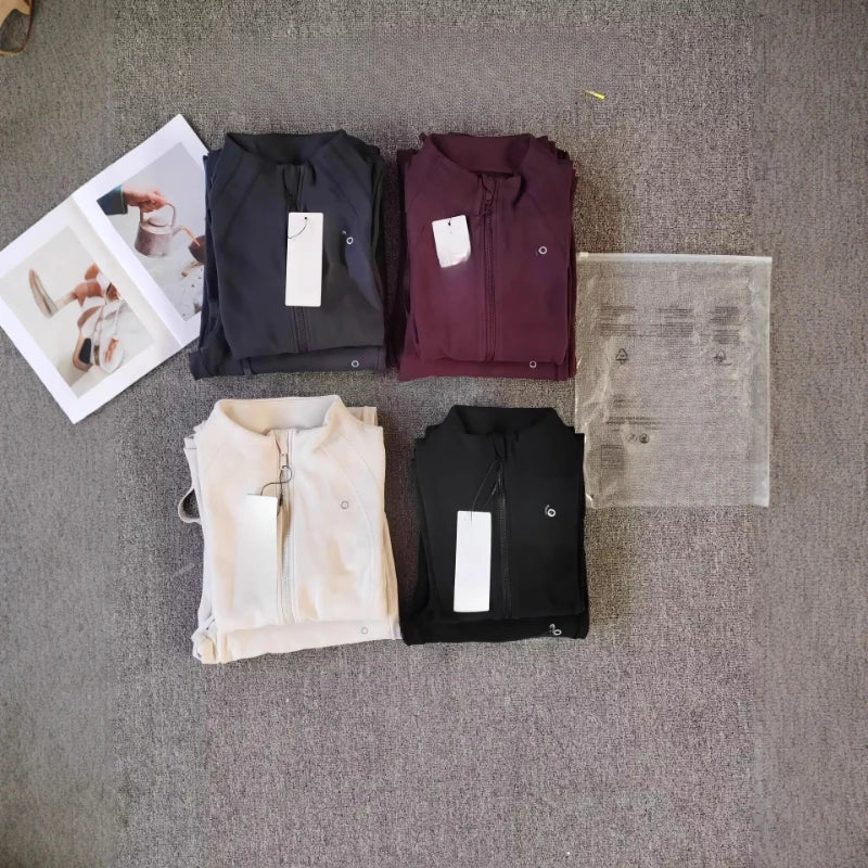 Sweatshirts Sweatpants 2 Pieces Set for Woman Autumn Stand Up Collar Casual Zipper Jacket Suit Fashion Loose Straight Trousers