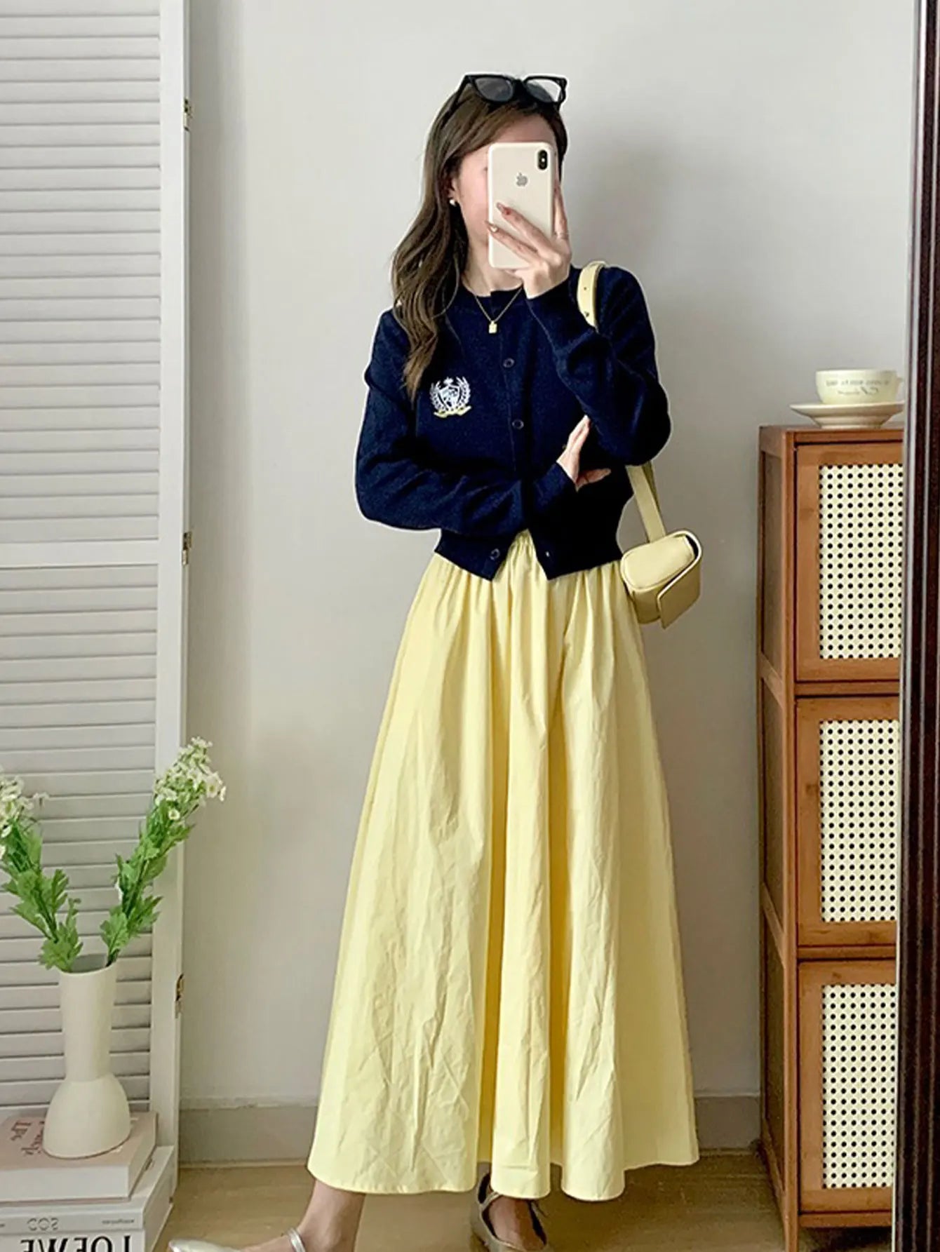 Elastic waist slim pants skirt summer and autumn leisure loose long skirt women's clothing