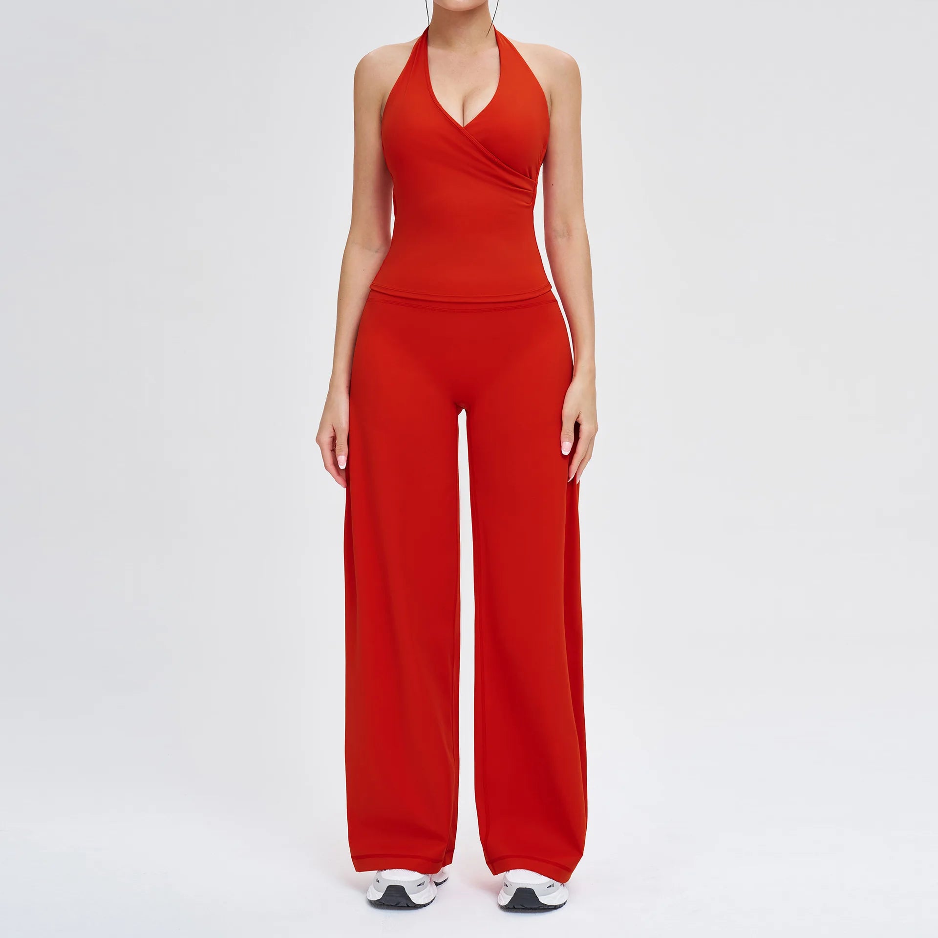 2PCS Yoga Set Women Tracksuit Athletic Wear Gym Clothing Fitness Outfits Workout Set Sportswear High Waist Leggings Sports Suits