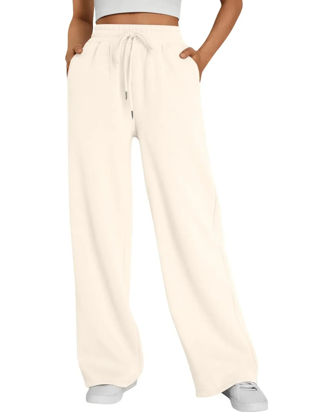 Straight Wide Leg Loose Pant Women Fahsion 2026 Spring Summer New Baggy Sweatpants High Waist Csual Street Pants Chic Trousers